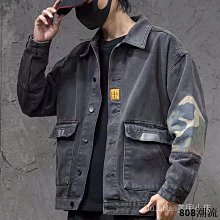 新款潮牌復古拼接男士潮流牛仔褲男秋冬百搭緊身彈力窄管青年機車褲子 緊身帥氣款窄管褲 彈力牛仔褲 工作褲 百搭休閒長褲男-22號穿搭 歷史價格詳細信息