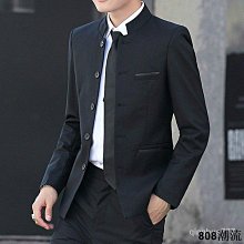 商務中山裝年輕人新中式男士民國立領Tao裝外Tao男裝西裝大碼中國風 歷史價格詳細信息
