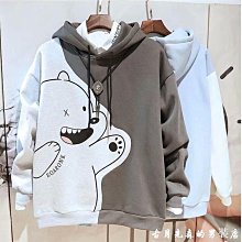 韓版刷毛連帽大學T 男潮牌ins潑墨上衣寬鬆長袖潮流大尺碼長袖青年百搭長袖衛衣 長T 大學T（XM102）【壹號站】 歷史價格詳細信息