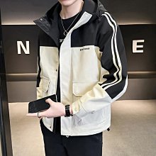 外套男春秋季2024新款情侶衝鋒衣休閒百搭潮牌棉衣三條槓夾克棉服 歷史價格詳細信息