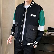 潮流男生棒球夾克外套 皮外套 男上衣 春秋季新款情侶飛行員夾克 寬鬆休閒外套 男士棒球機車外套-潮男服飾 歷史價格詳細信息