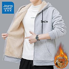 加絨加厚仿羊羔毛連帽衛衣女慵懶風韓版寬松秋冬季年新款外套 歷史價格詳細信息