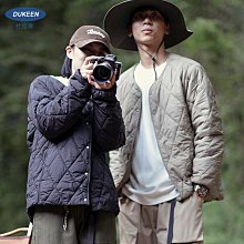 男士新款外套 秋冬外套男 DUKEEN立領棉服外套男冬季美式潮牌休閑輕薄開衫拉鏈夾克保暖棉衣 歷史價格詳細信息