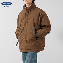 男士新款外套 秋冬外套男 DUKEEN立領棉服外套男冬季美式潮牌休閑輕薄開衫拉鏈夾克保暖棉衣 價格比較,價格查詢,歷史價格詳細信息