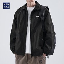 復古工裝 寬松防曬衣 薄外套 男女沖鋒衣 夏季薄款外套  拼接連帽情侶外套 歷史價格詳細信息