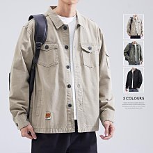 純棉工裝夾克男秋季寬松潮牌日系復古大碼上衣男士美式休閑外套潮 歷史價格詳細信息