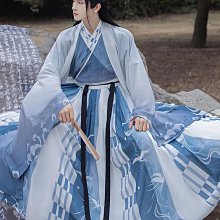中山服 原創風漢服男俠客帥氣武俠古裝衣服晉制交領齊腰襦裙男女同款 歷史價格詳細信息