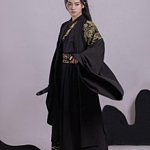中山服 漢服男女風古風武俠風俠客大碼套裝學生公子男裝古裝衣服全套 歷史價格詳細信息