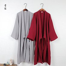 日系和服袍 緞面雪紡和服長袍睡衣睡裙 汗蒸衣 浴袍 休閒簡約日系家居服 歷史價格詳細信息