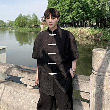 中山服 新中式盤扣中山裝高級感痞帥立領西裝外套男休閑套裝風小西服 歷史價格詳細信息