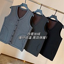 秋冬新款加絨加厚男士馬甲休閒大碼寬鬆純棉背心男 男生無袖外套 背心外套 釣魚馬甲 坎肩 男生薄外套 男生-潮男服飾 歷史價格詳細信息