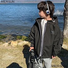 兒童外套男春秋新款中大童單衣雙層男童中長款風衣休閒帥氣上衣潮-时尚男装 歷史價格詳細信息