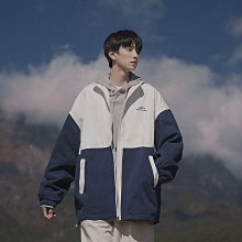 男士外套港風ins衝鋒衣男運動時尚休閒上衣美式復古潮流百搭B0412 衝鋒衣外套男士秋季高級感痞帥氣春秋夾克ins-潮男服飾 歷史價格詳細信息