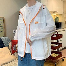 【防曬衣】薄外套 男生連帽外套 冰感絲滑防曬外套 男士冰絲防曬衣 防曬夾克 男裝防曬服 釣魚衣防紫外線防曬 歷史價格詳細信息