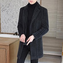 男士新款外套 冬季外套男 冬季加厚男士毛呢大衣中長款2024新款風衣男韓版修身冬季呢子外套 歷史價格詳細信息