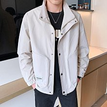 男士新款外套 冬季外套男 2024新款春季工裝男士休閑夾克韓版修身帥氣春秋外套男翻領上衣潮 歷史價格詳細信息