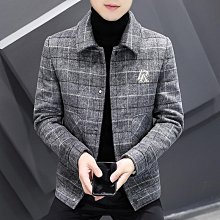 男士新款外套 冬季外套男 秋冬韓版潮流西裝外套男士春秋季商務休閑正裝2024新款加厚小西服 歷史價格詳細信息