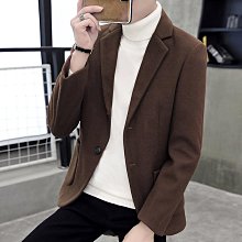 春秋季韓版新款毛呢大衣男 潮流休閑毛呢外套 時尚修身雙排扣中長款毛呢風衣外套 歷史價格詳細信息