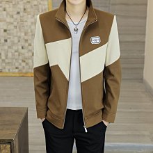 男士新款外套 冬季外套男 2024新款春季千鳥格男士休閑外套韓版修身春秋夾克男潮流帥氣上衣 歷史價格詳細信息