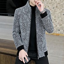 男風衣2022新款秋裝針織小外套中長款外套大衣男韓版帥氣春秋毛線衣-时尚男装 歷史價格詳細信息