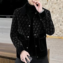 男士新款外套 冬季外套男 秋冬貂絨男士毛呢外套2024新款冬季加厚風衣男短款連帽毛呢大衣潮 歷史價格詳細信息