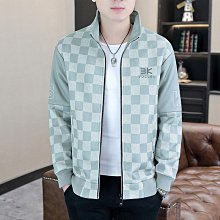 男士新款外套 冬季外套男 2024新款春秋季男士立領外套韓版修身休閑工裝夾克男春裝上衣服潮 歷史價格詳細信息