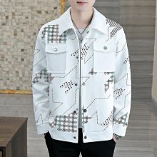 新款春秋季潮牌痞帥棒球服外套男士茄克褂子休閒痞帥男裝 棒球外套男 防風外套男 夾克 飛行外套男 潮男外套~潮男服飾 歷史價格詳細信息