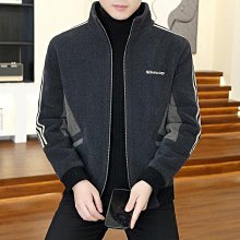 男士新款外套 冬季外套男 2024新款秋冬貂絨男士呢子夾克韓版潮流毛呢大衣冬季高端風衣外套 歷史價格詳細信息
