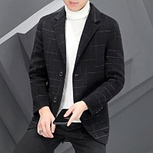 男士新款外套 冬季外套男 西裝外套男春季韓版修身春秋男士小西服2024新款商務休閑單西上衣 歷史價格詳細信息