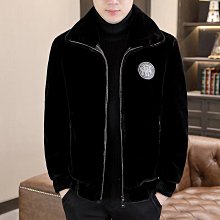 男士新款外套 冬季外套男 金貂絨毛呢外套男士短款風衣夾克2024新款秋冬季加厚連帽呢子大衣 歷史價格詳細信息