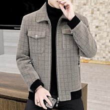 春秋季韓版新款毛呢大衣男 潮流休閑毛呢外套 時尚修身雙排扣中長款毛呢風衣外套 歷史價格詳細信息