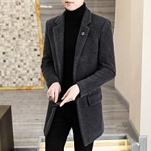 男風衣2022新款秋裝針織小外套中長款外套大衣男韓版帥氣春秋毛線衣-时尚男装 歷史價格詳細信息