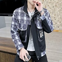 男士外套春季修身帥氣休閑夾克男裝上衣春秋款春裝學生外衣服 歷史價格詳細信息