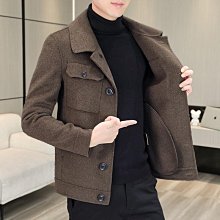 男士新款外套 冬季外套男 2023新款雙面呢西裝外套男高級感羊毛男士呢子西服上衣秋冬季單西 歷史價格詳細信息