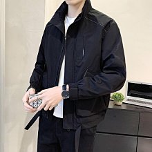 男士新款外套 冬季外套男 2024新款春季工裝男士休閑夾克韓版修身帥氣春秋外套男翻領上衣潮 歷史價格詳細信息