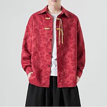 春夏中國風長袖襯衫男 大碼襯衫男棉麻休閑上衣修身純色 歷史價格詳細信息