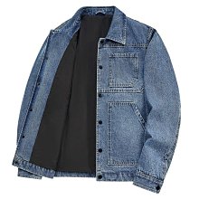 春季大碼男裝工裝牛仔外套胖子加肥加大寬松休閑翻領夾克外穿長袖 歷史價格詳細信息