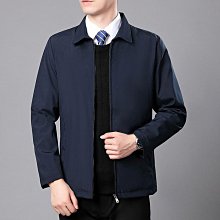 爸爸秋裝上衣外套男士休閑40歲50中年男裝秋冬加絨加厚老年人夾克 歷史價格詳細信息