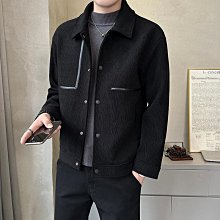 毛呢大衣男高級感潮牌寬鬆休閒中長款風衣春秋季港風復古情侶外套-时尚男装 歷史價格詳細信息