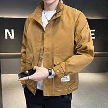2023春季新款工裝夾克男士痞帥外套男裝男生大碼春秋沖鋒衣男 歷史價格詳細信息