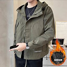 棉衣男秋冬季加厚工裝夾克外套潮流寬鬆連帽保暖防風衝鋒衣棉衣 歷史價格詳細信息