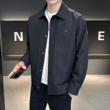 翻領夾克男士2024年春秋季薄款商務休閒中青年工裝防曬純色外套男 歷史價格詳細信息