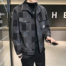 2022新款外套男韓版潮流帥氣青年寬鬆大衣男秋冬英倫風衣男中長款-时尚男装 歷史價格詳細信息