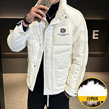 男士外套男 冬裝外套男 防風外套男 2024冬季新款90%鴨絨羽絨服男松綠色短款大碼男士秋冬高級感外套 歷史價格詳細信息