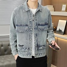 牛仔外套男寬松百搭帥氣韓版潮流夾克男裝秋季原宿上衣服港風ins天天精選 歷史價格詳細信息