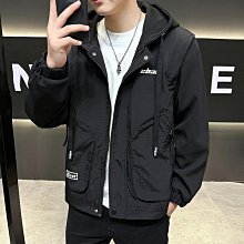 夾克冬天外套男秋冬季青年潮流百搭刷毛加厚風衣素色休閒保暖棉襖-时尚男装 歷史價格詳細信息