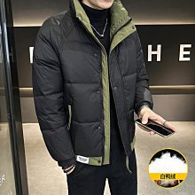 羽絨服男冬季加厚短款2023新款男士時尚免洗防風連帽保暖外套 歷史價格詳細信息