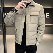 新款外套男 防風外套男 冬裝羽絨服男士潮牌連帽外套2023新款百搭情侶中長款加厚御寒棉衣 歷史價格詳細信息