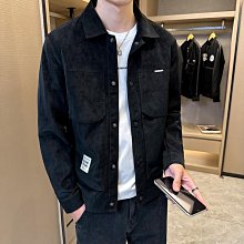 夾克冬天外套男秋冬季青年潮流百搭刷毛加厚風衣素色休閒保暖棉襖-时尚男装 歷史價格詳細信息