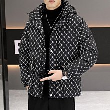 男外套 冬裝 棉衣 保暖外套男士外套冬季棉衣男短款立領修身加厚韓版學生保暖羽絨棉服男襖子-時尚男裝 歷史價格詳細信息